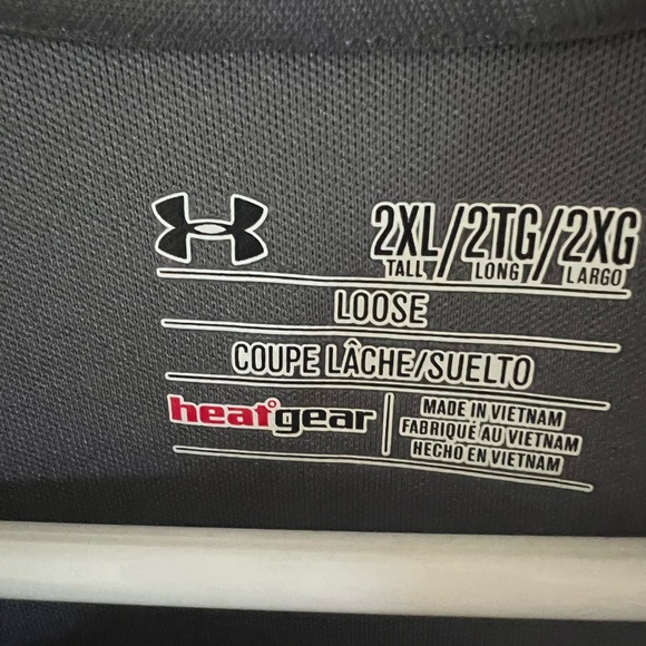 Men’s 2X Navy Polo Shirt- Under Armour - Picture 5 of 5